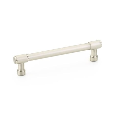 Emtek Jasper Cabinet Pull with 5 in Center to Center Satin Nickel Finish 86688US15